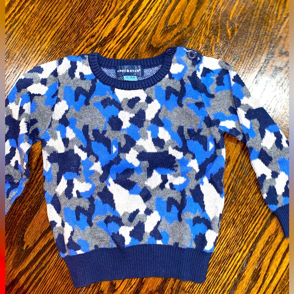 Andy and Evan’s sweater